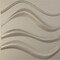 Ekena Millwork 19 5/8in. W x 19 5/8in. H Wave EnduraWall Decorative 3D Wall Panel Covers 2.67 Sq. Ft. WP20X20WVCSV - alternate 1